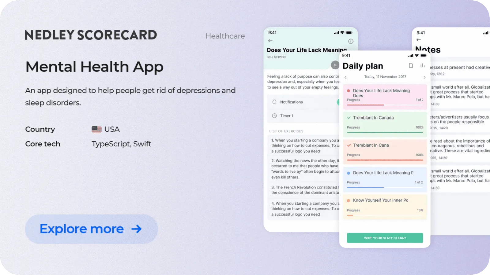 Mental Health App